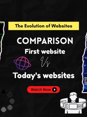 1st Website VS Today’s Website